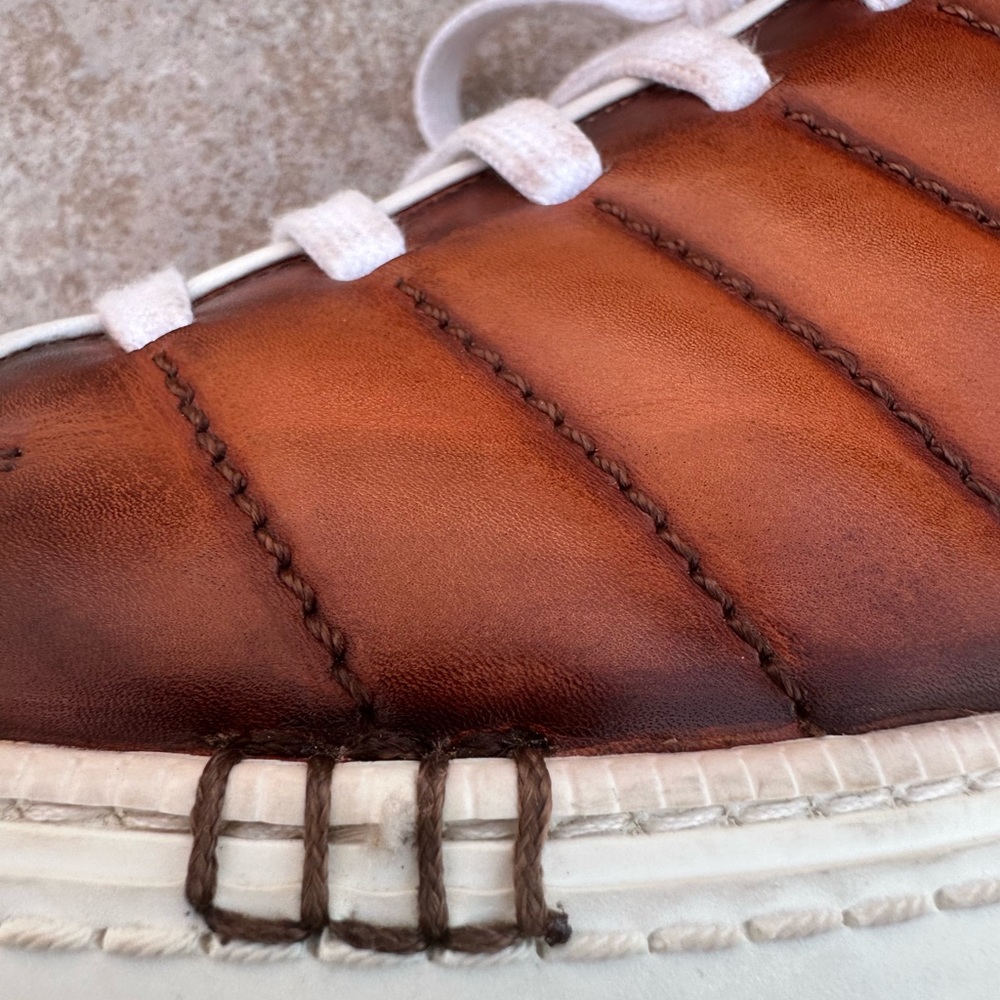 Berluti Low Top Sneakers In Brown Leather Athletic Shoes Sneakers - Picture 6 of 15